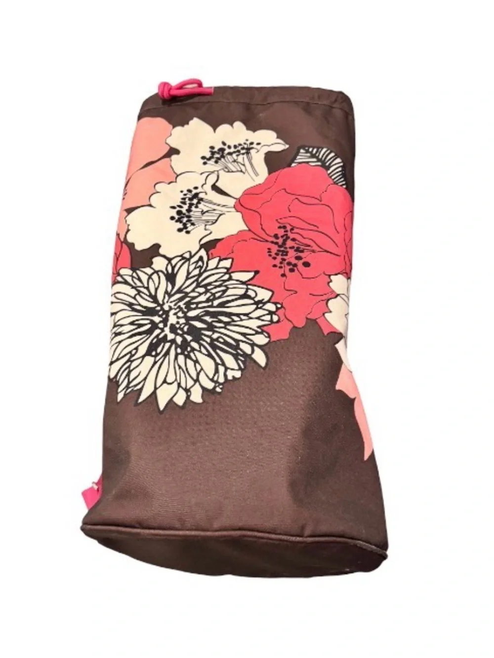 VERA BRADLEY X-Large MOCHA ROUGE Laundry duffle bag - college/campsdirty clothes